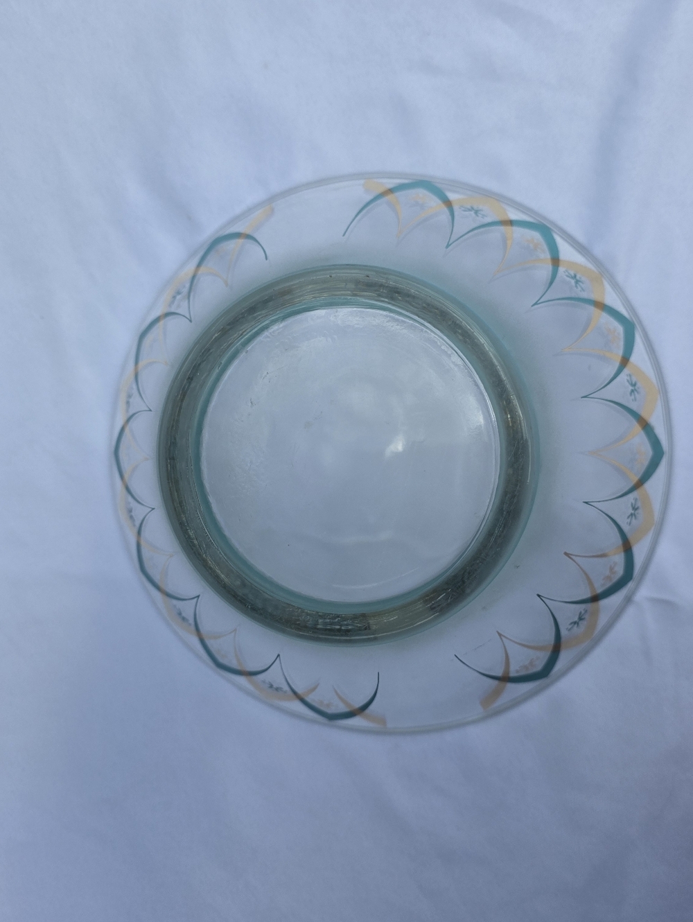 MCM Anchor Hocking Blendo Atomic "Happy Hour" Chip & Dip Set - Turquois - Picture 8 of 15